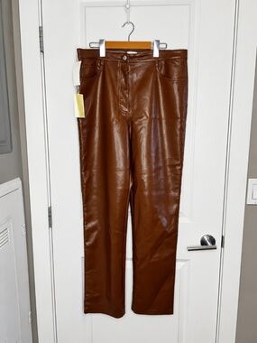 Aritzia Wilfred Faux Leather Pants – Size 14 Tall